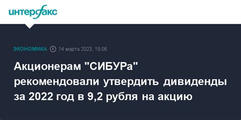 Дивиденды «Сибур холдинга» на 2025 год: решение акционеров и планы на будущее